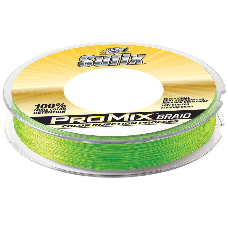 Sufix ProMix® Braid - 50lb - Neon Lime - 300 yds