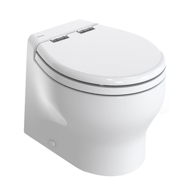 Thetford Silence 2G w/Wood Polyester Soft Close Seat & Standard Solenoid - Short, White, 12V