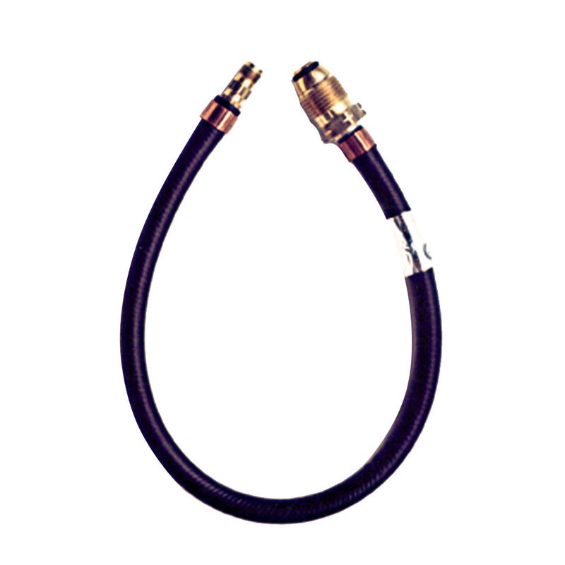 Trident Marine 20" Pigtail Hose Male Fitting x 1/4" Male Inverted Flare Fitting