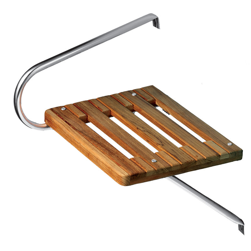 Whitecap Teak Swim Platform f/Outboard Motors