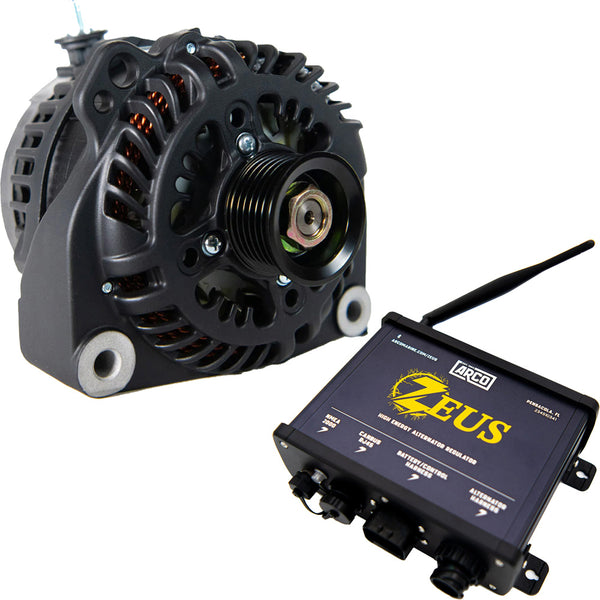 ARCO Zeus 24V 4kW Low Turn On (LTO) Vortec Alternator w/Isolated Ground & Zeus High-Energy Alternator Regulator