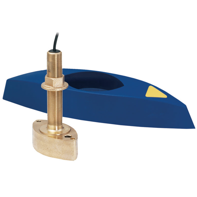 B45-DT-HB 600W Thru-Hull Transducer w/Fairing Block & Humminbird #9 Connector