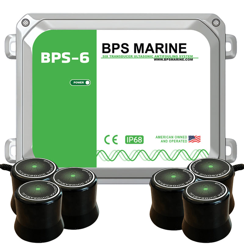 BPS-6 6-Transducer Ultrasonic Antifouling System - 12VDC