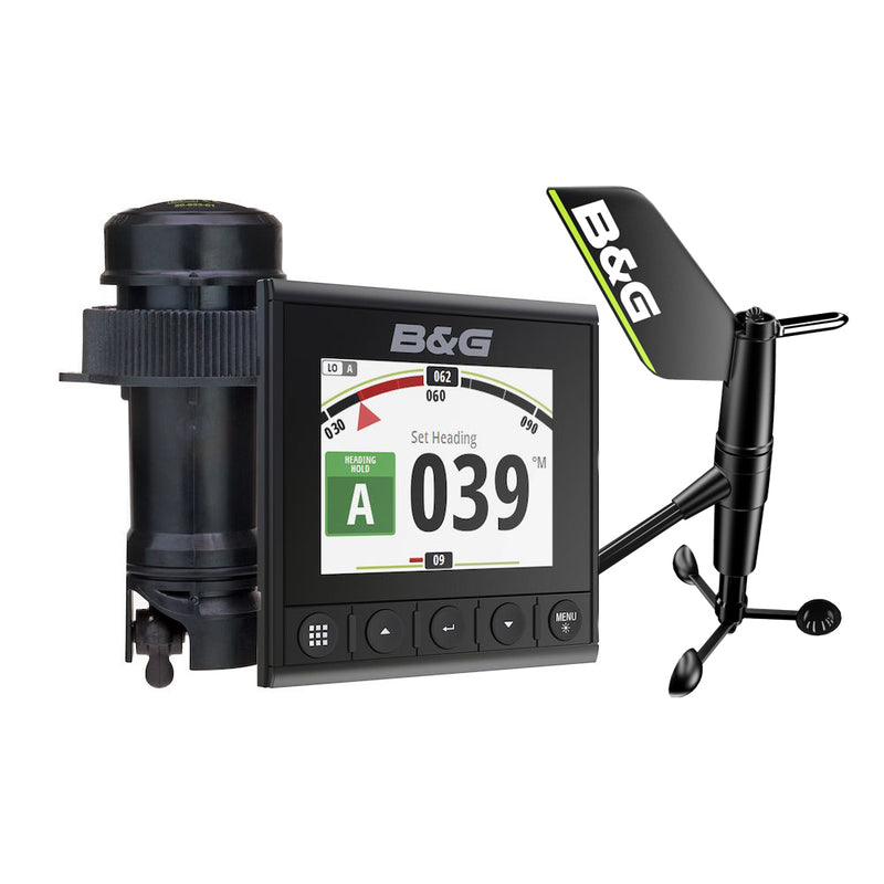 B&G Triton2 Speed, Depth & Wireless Wind System Pack - Triton² 4.1" Color Display, DST810 Transducer, WS320 Wireless Wind Sensor & NMEA2000 Starter Kit