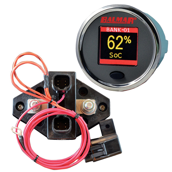 SG200 Battery Monitor Kit w/Display Shunt & 10M Cable - 12-48 VDC