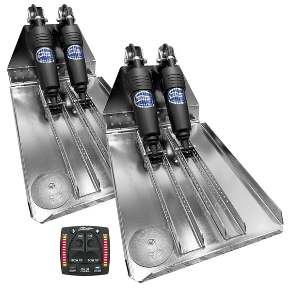Bennett Marine BOLT 14x20 Dual Electric Trim Tab System w/One Box Indication Unit