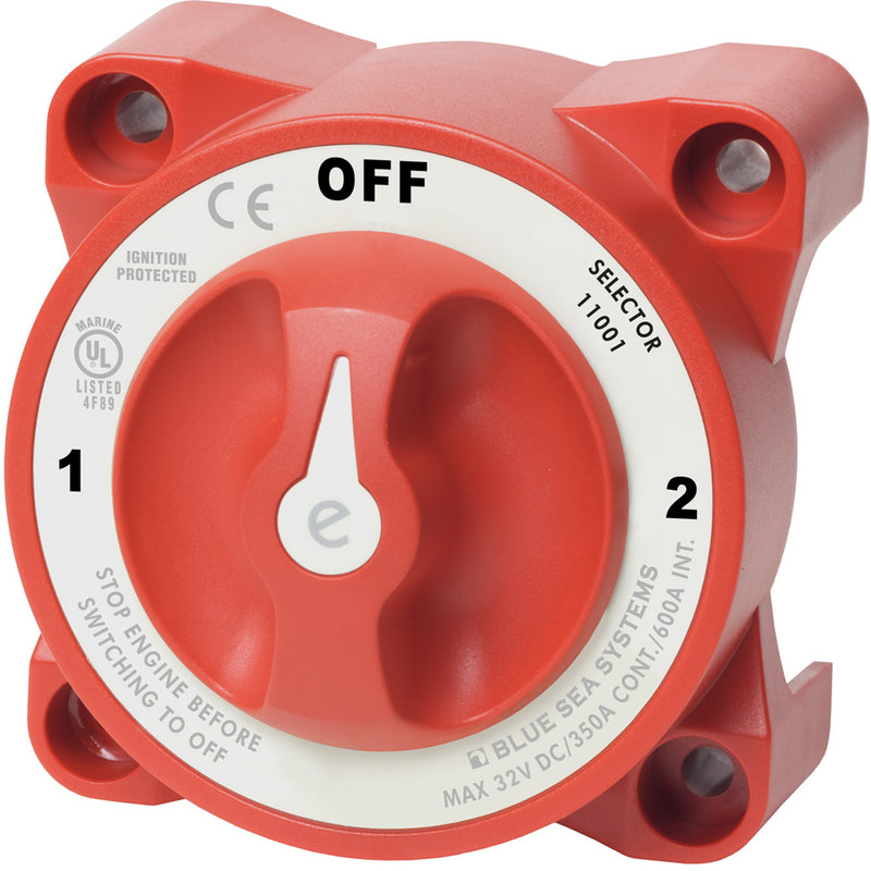11001 e-Series Battery Switch w/Alternator Field Disconnect - 3-Position