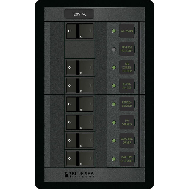 1202 120V AC Main + 6 Positions - Vertical