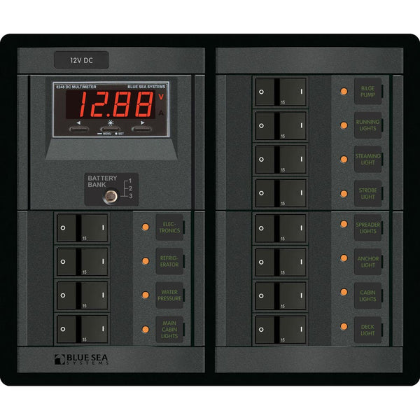 1217 12V DC 12 Position w/Digital Meter