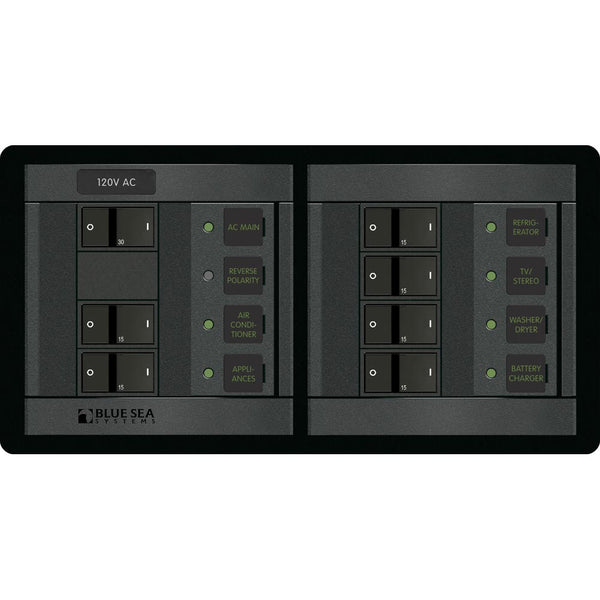 1230 120V AC Main + 6 Positions - Horizontal