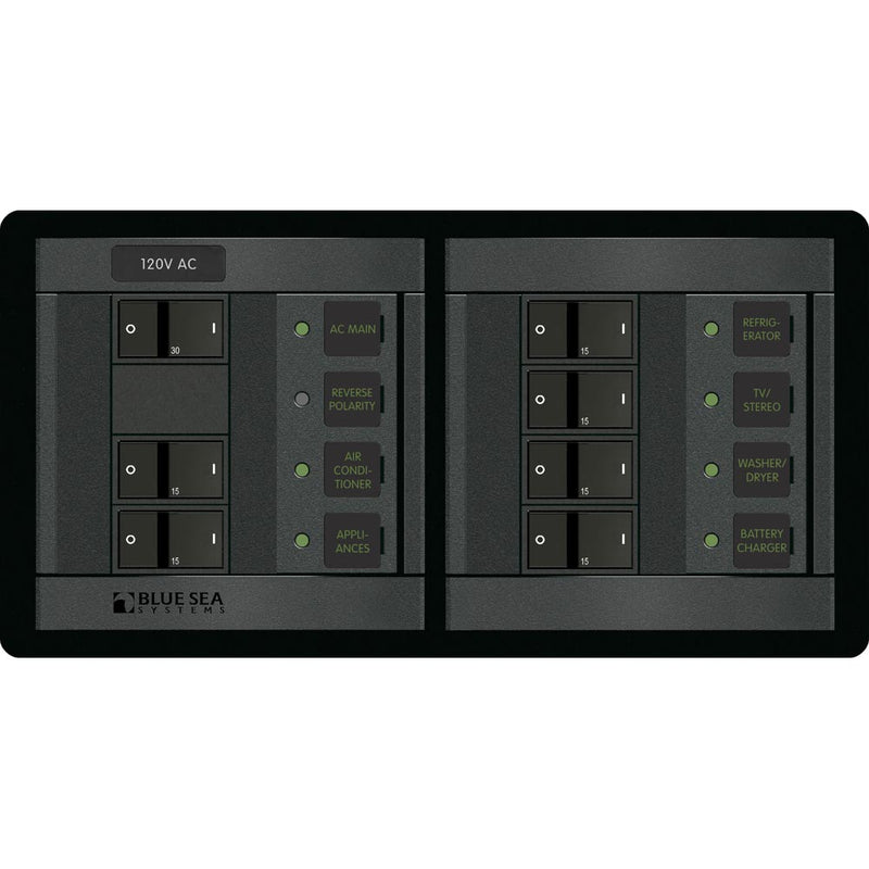 1230 120V AC Main + 6 Positions - Horizontal