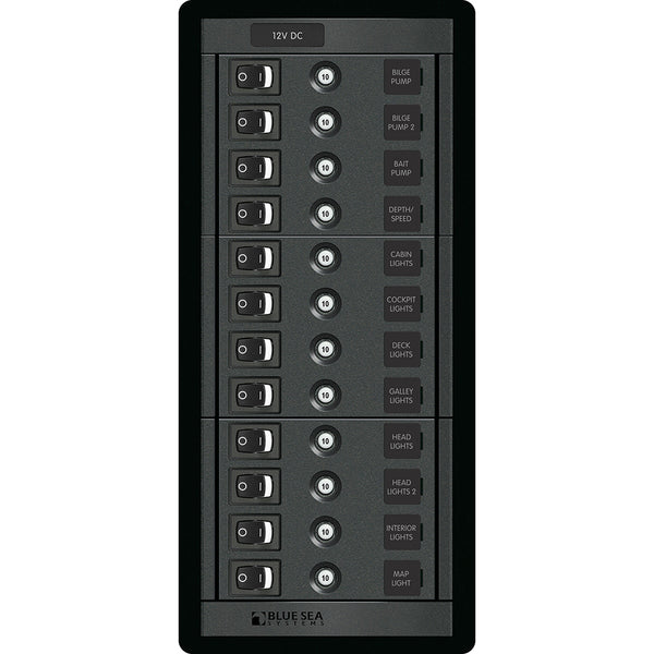 1461 12 Position Circuit Breaker Panel - 12V - 120A