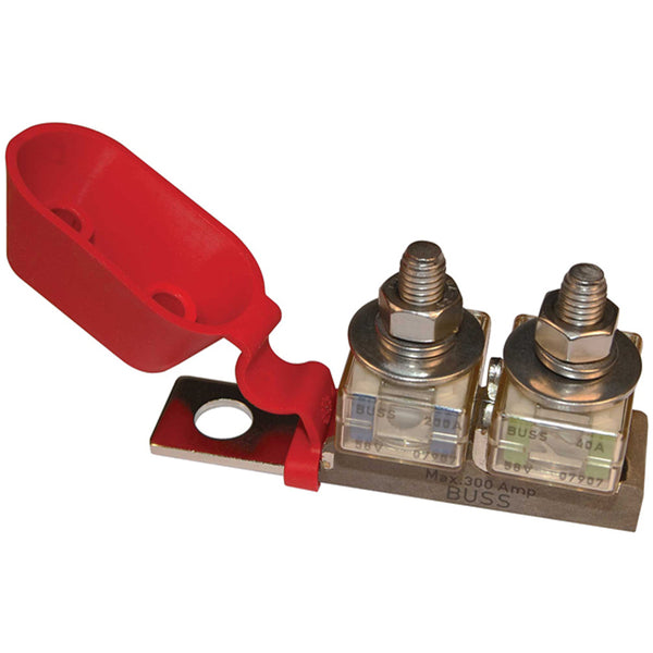 2151 Terminal Fuse Block - 3/8" Mounting Hole - 2 Terminal Studs