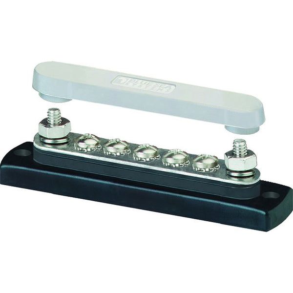 2314 MiniBus 100 Ampere Common BusBar 5 x 8-32 Screw Terminal with Cover