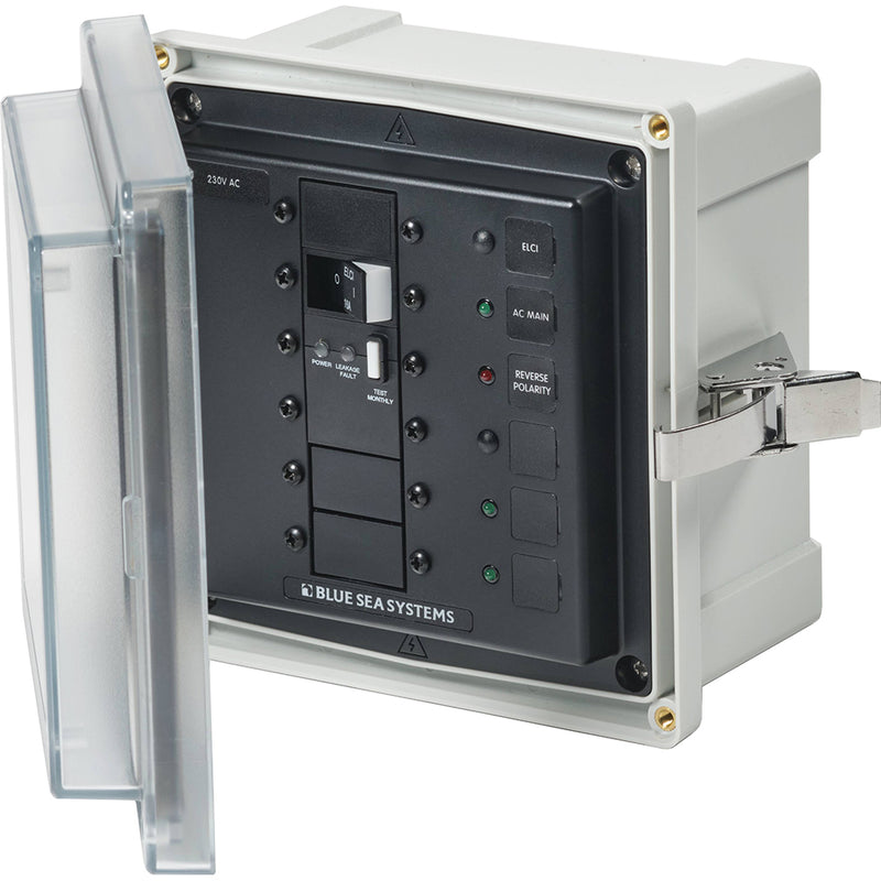 3121 - SMS Panel Enclosure w/ELCI (16A) & 3 Blanks - 230V AC