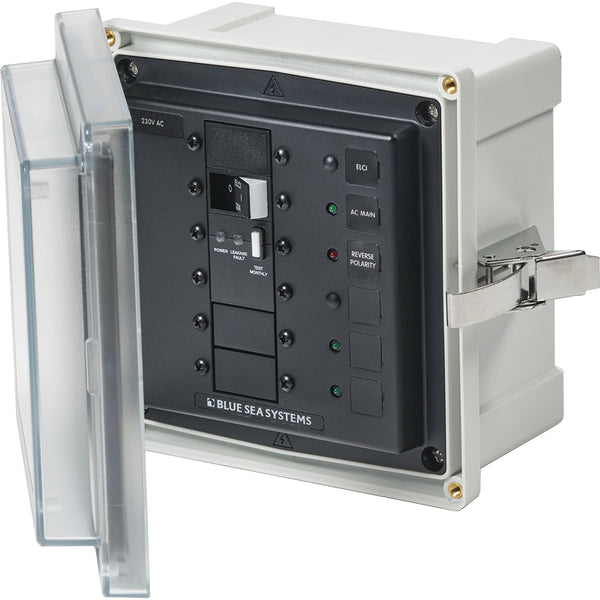 3123 - SMS Panel Enclosure w/ELCI (32A) & 3 Blanks - 230V AC