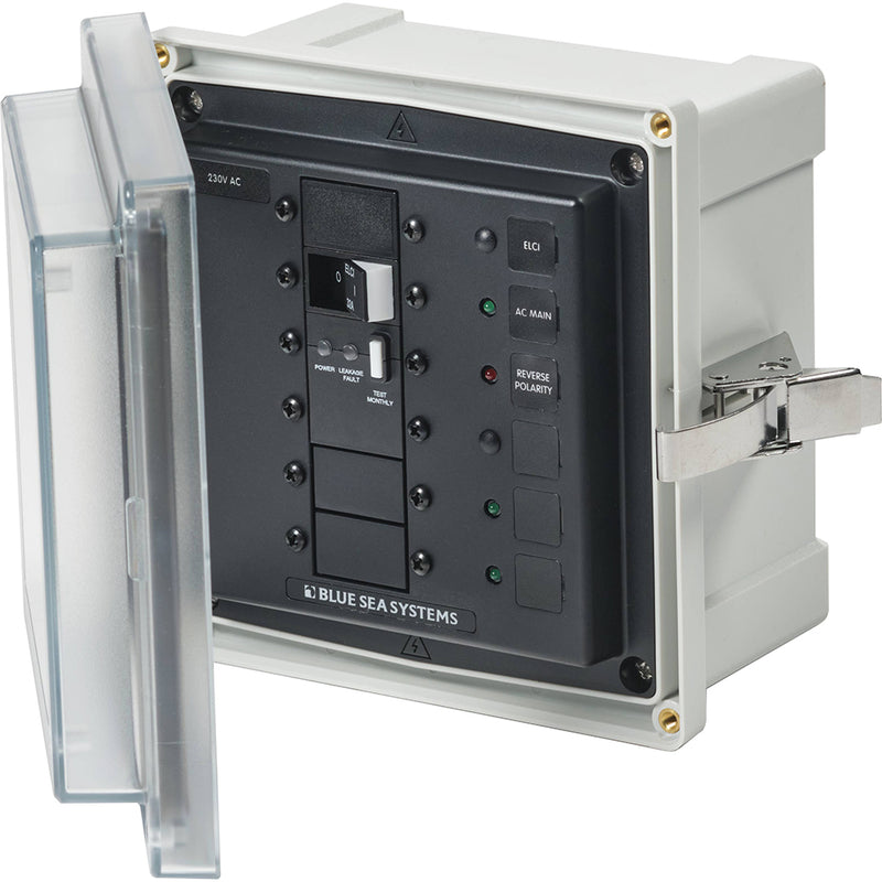 3123 - SMS Panel Enclosure w/ELCI (32A) & 3 Blanks - 230V AC