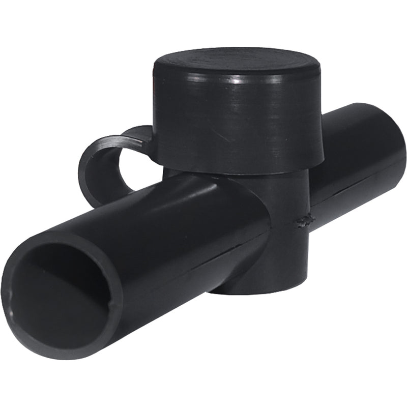 4002 Cable Cap Dual Entry - Black