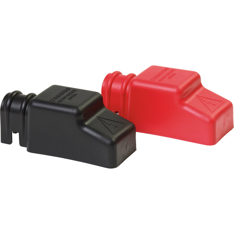 4018 Square CableCap Insulators Pair Red/Black