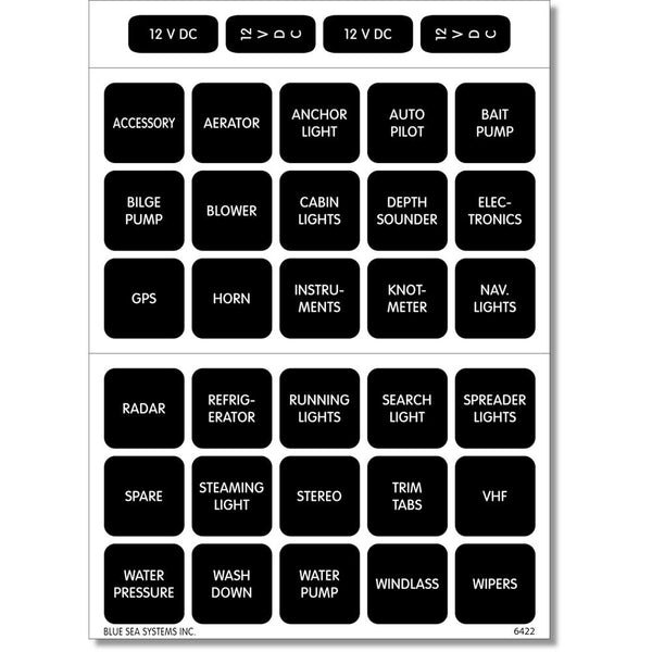 4215 Square Format Label Set - 30