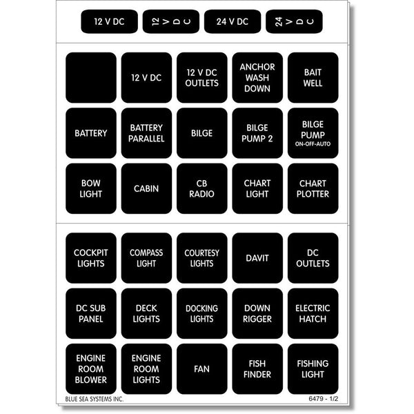 4216 Square Format Label Set - 60