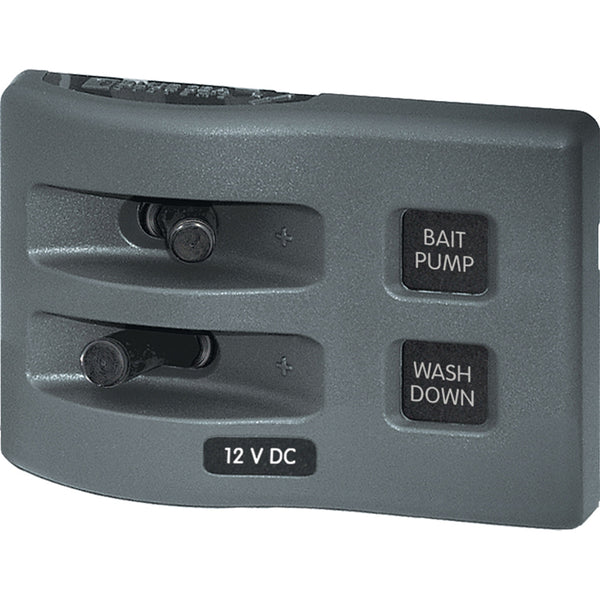 4303 WeatherDeck® 12V DC Waterproof Switch Panel - 2 Position