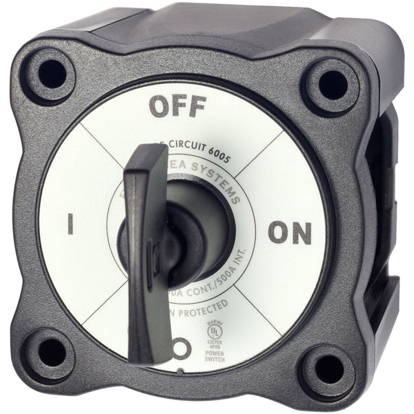 6005200 Battery Switch Single Circuit ON-OFF - Black