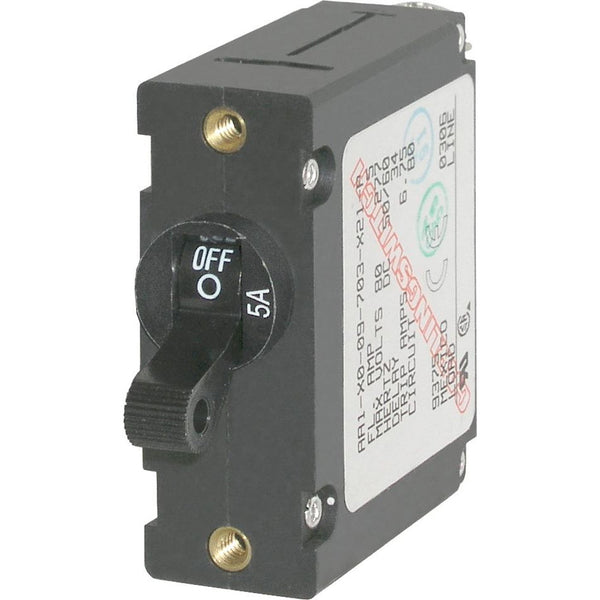 7200 AC / DC Single Pole Magnetic World Circuit Breaker  -  5 Amp