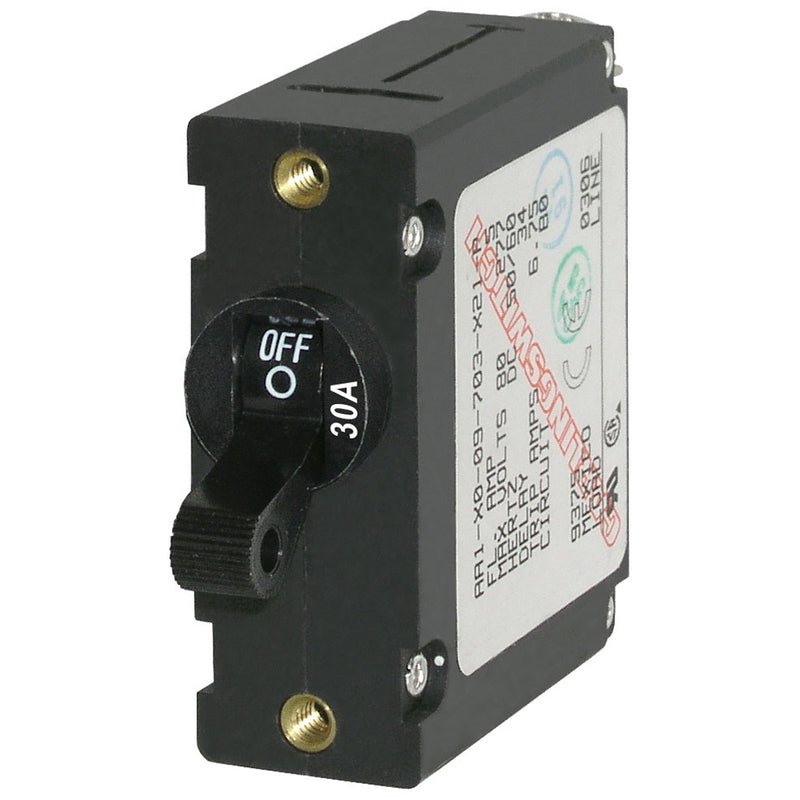 7220 AC / DC Single Pole Magnetic World Circuit Breaker  -  30 Amp