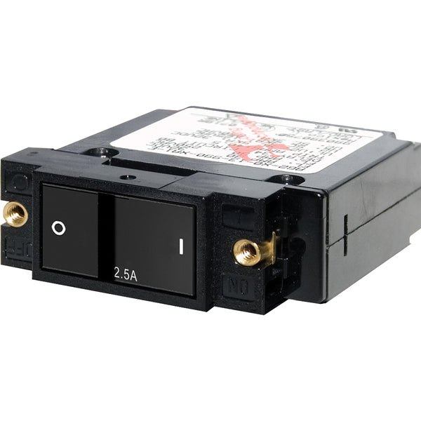 7399 A-Series Flat Rocker Circuit Breaker - Single Pole - 2.5A