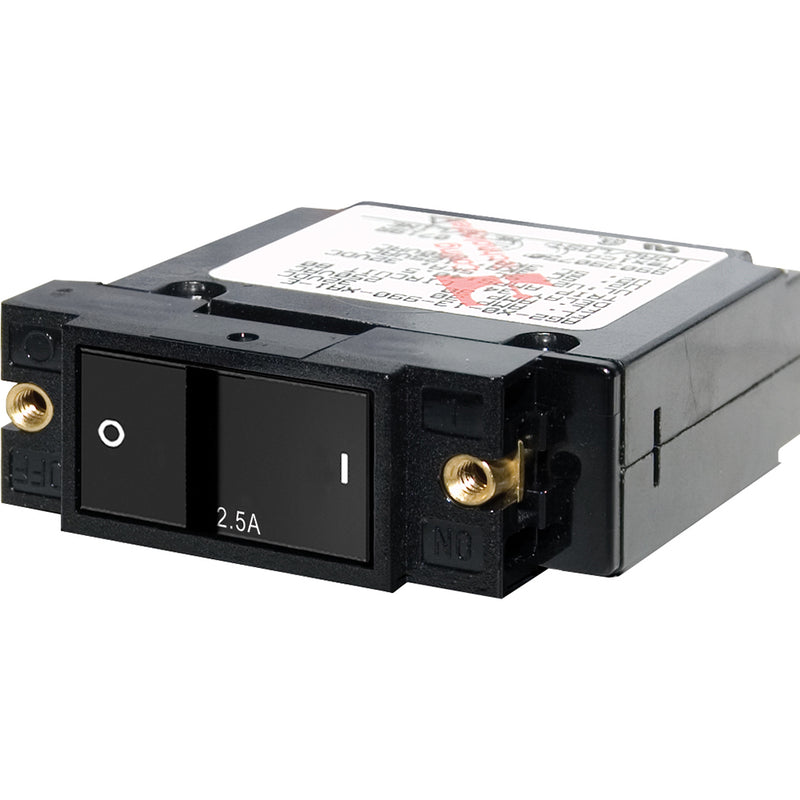7399 A-Series Flat Rocker Circuit Breaker - Single Pole - 2.5A