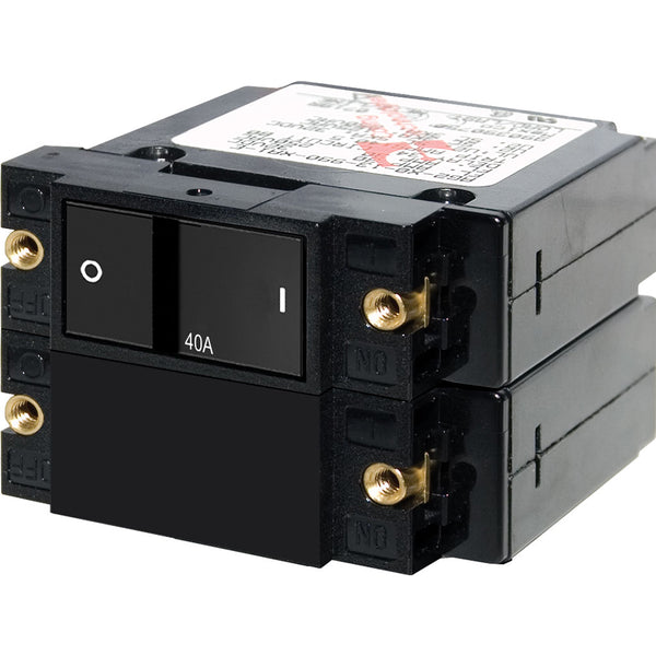 7416 A-Series Flat Rocker Circuit Breaker - Double Pole - 40A