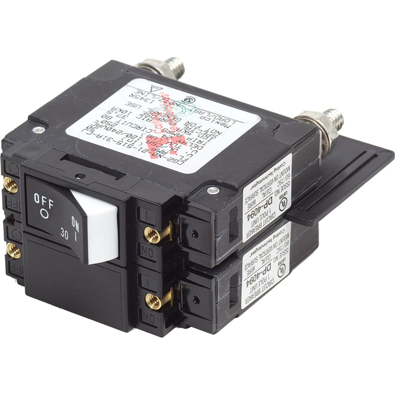7466 UL-489 Circuit Breaker - 30A Raised Rocker