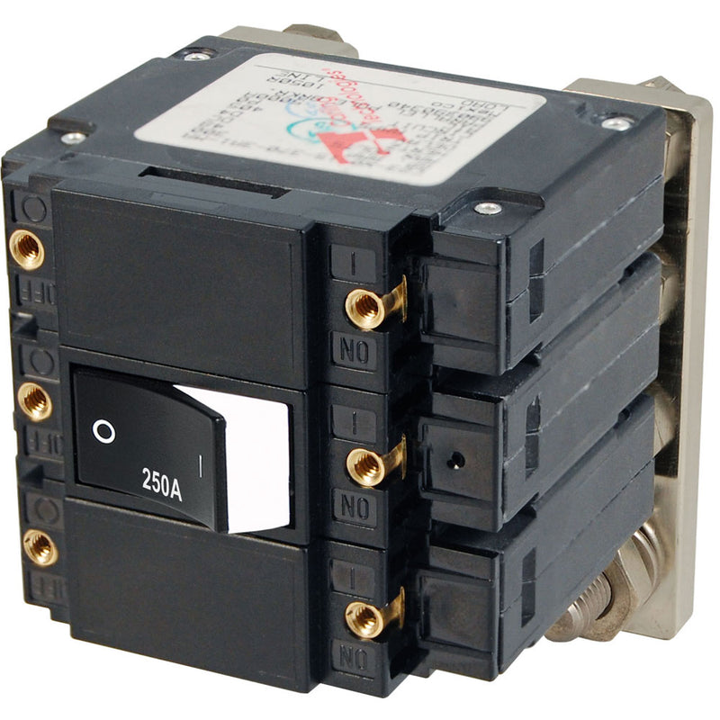 7477 C - Series Flat Circuit Breaker, Single and Double Pole  -  250 Amp