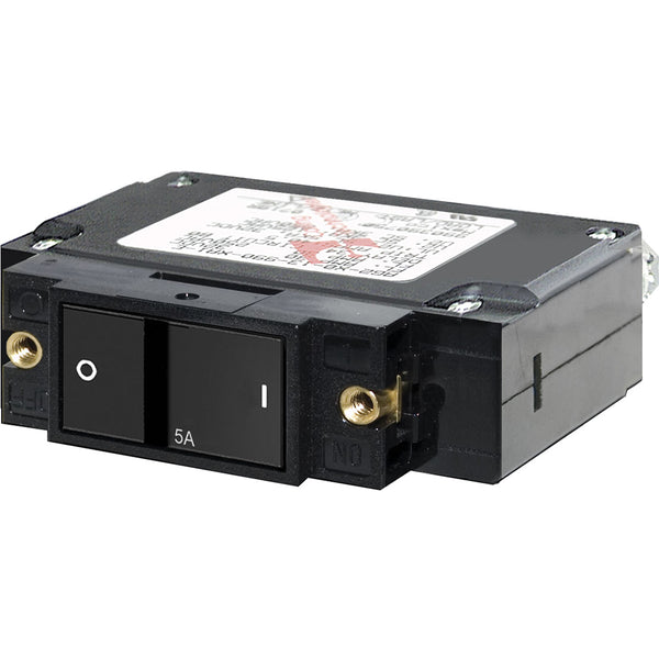 7540 C-Series Flat Rocker Circuit Breaker - Single Pole - 5A