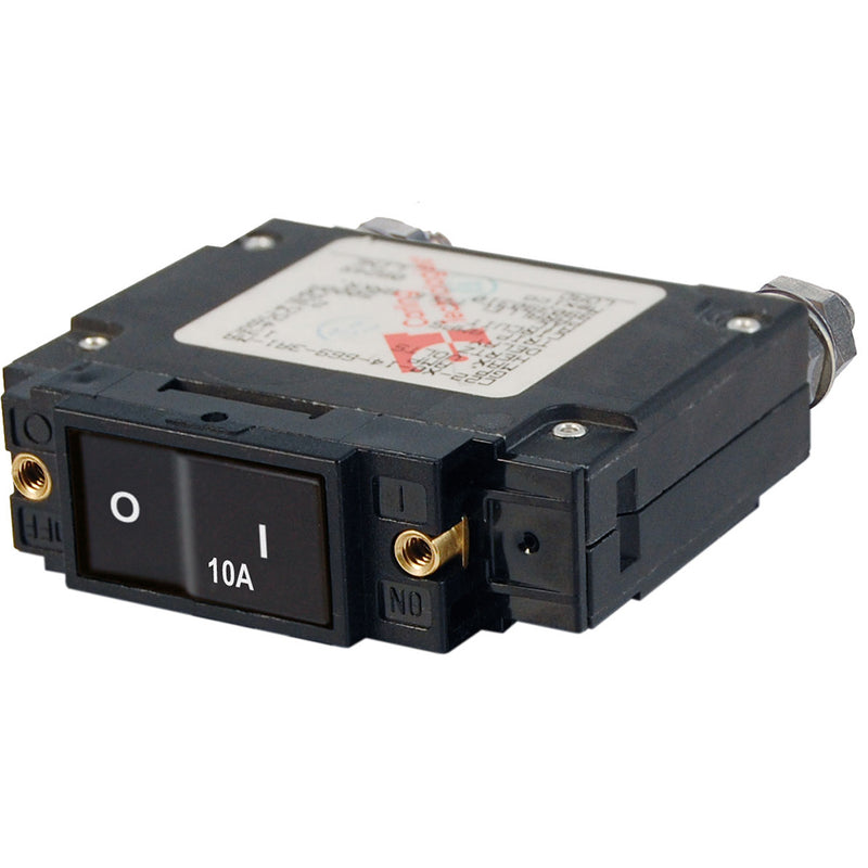 7541 C-Series Flat Rocker Circuit Breaker - Single Pole - 10A