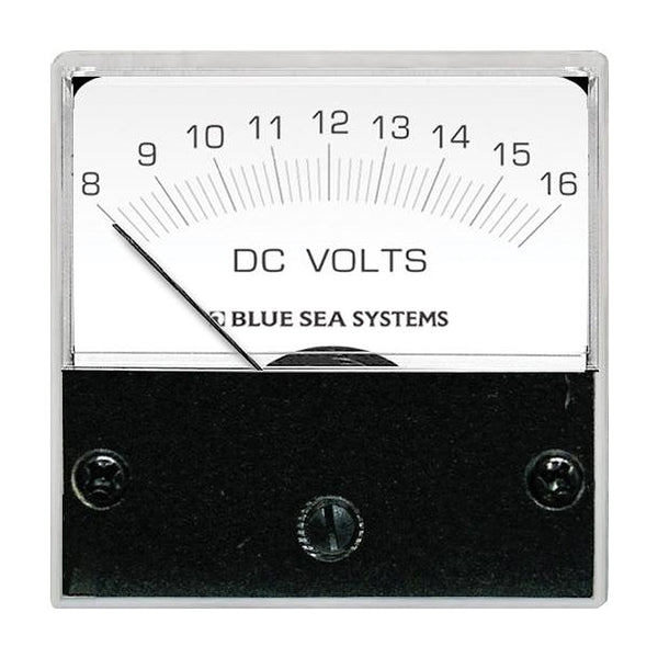 8028 DC Analog Micro Voltmeter - 2" Face, 8-16 Volts DC