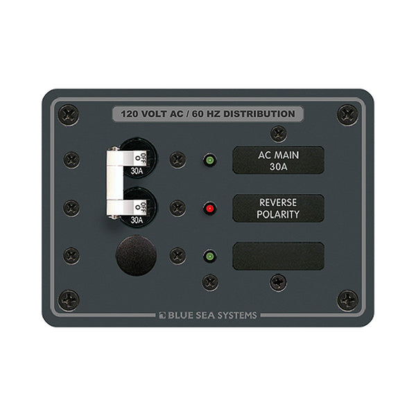 8029 AC Main +1 Position Breaker Panel - White Switches