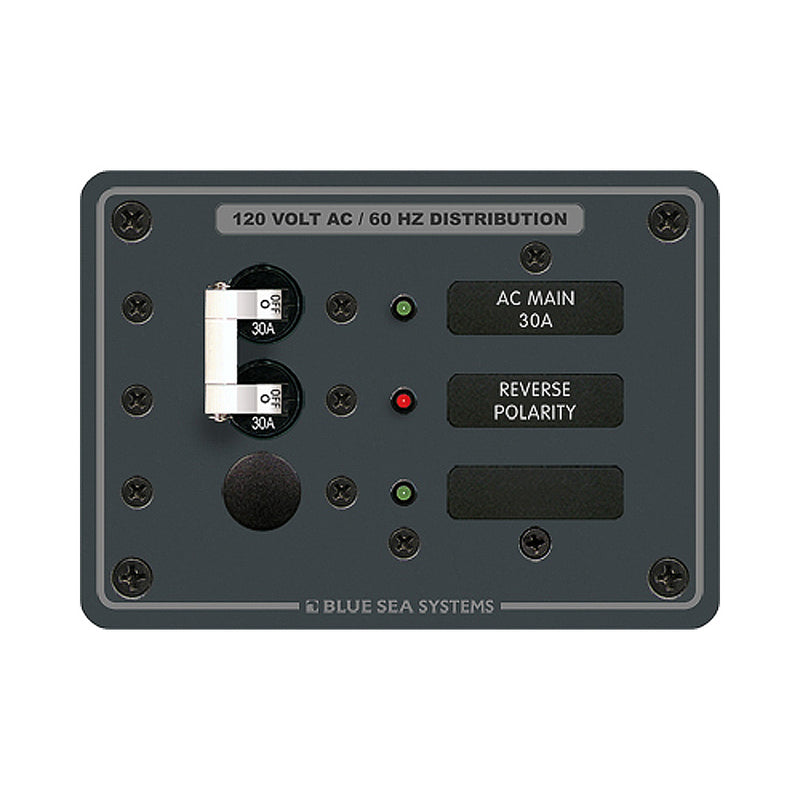 8029 AC Main +1 Position Breaker Panel - White Switches