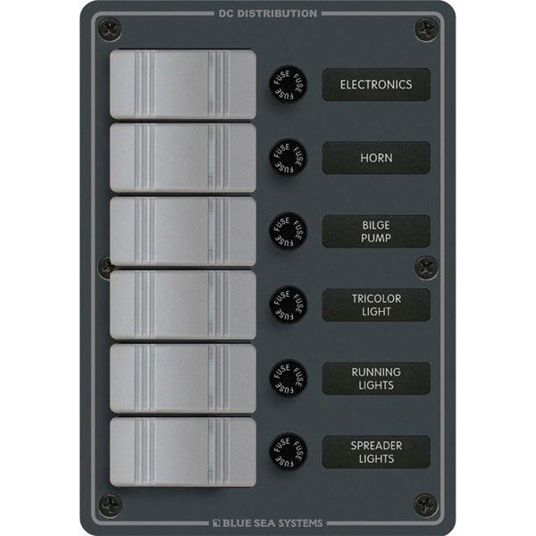 8053 Slate Grey - 6 Position - Vertical
