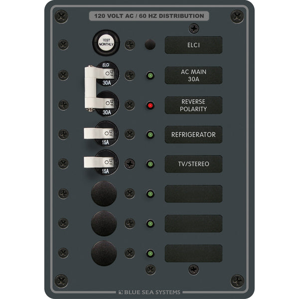 8101 ELCI GFCI Panel AC 5 Position