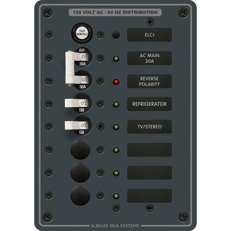 8101 ELCI GFCI Panel AC 5 Position