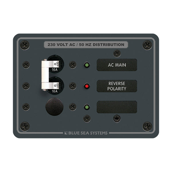 8129 AC Main + Branch A-Series Toggle Circuit Breaker Panel (230V) - Main + 1 Position