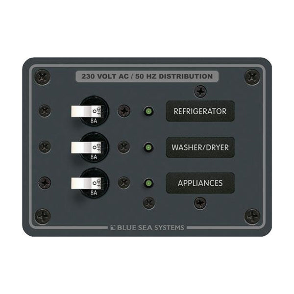 8158 AC 3 Position 230V (European) Breaker Panal