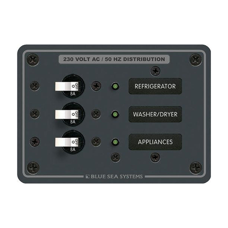 8158 AC 3 Position 230V (European) Breaker Panal