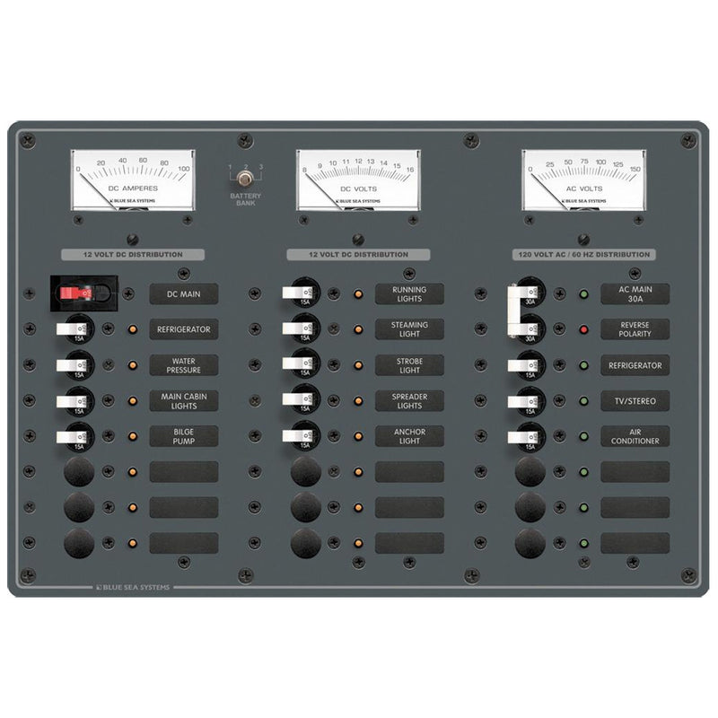 8184 AC Main + 6 Positions/DC Main +15 Positions