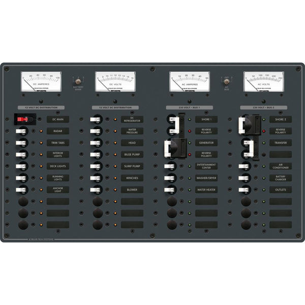 8186 AC 2 Sources + 12 Positions/DC Main + 19 Positions