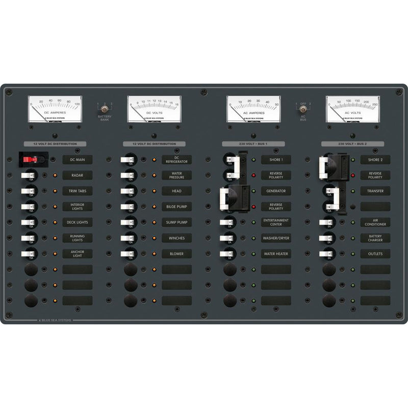 8186 AC 2 Sources + 12 Positions/DC Main + 19 Positions