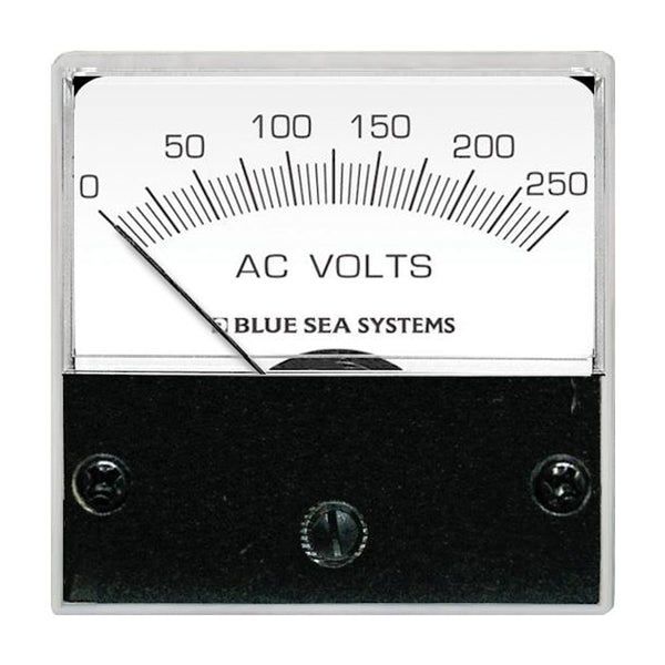8245 AC Analog Micro Voltmeter - 2" Face, 0-250 Volts AC