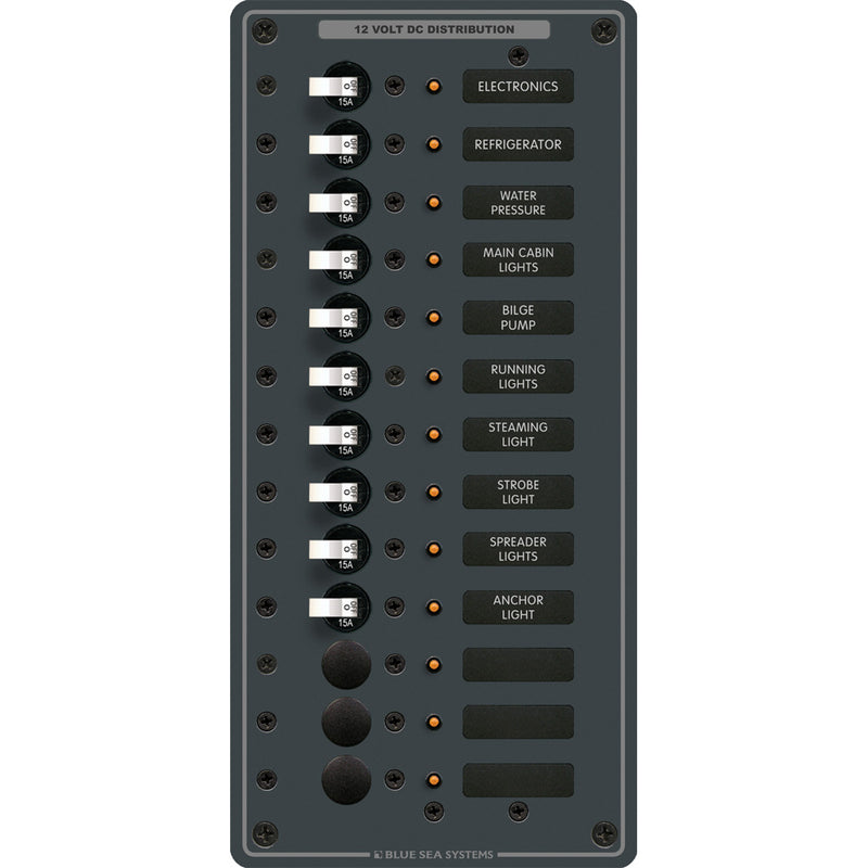 8376 Panel DC 13 Position Vertical